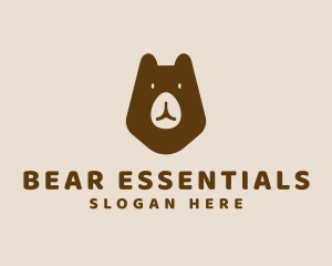 Wild Grizzly Bear logo design