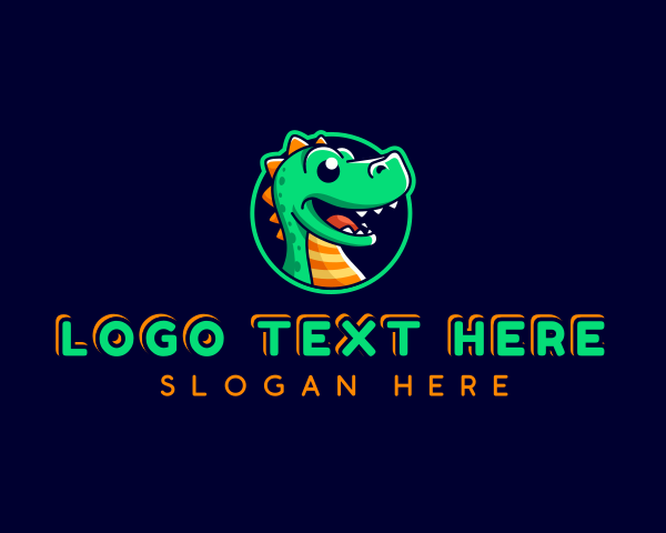 Dinosaur logo example 3