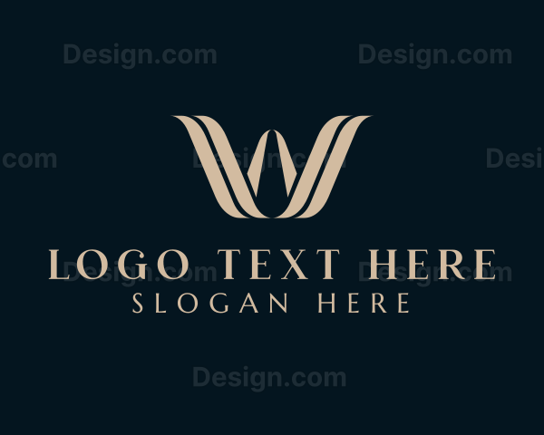 Luxury Boutique Letter W Logo