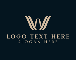 Luxury Boutique Letter W logo