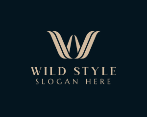 Luxury Boutique Letter W logo design