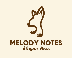 Kangaroo Music Notes  logo