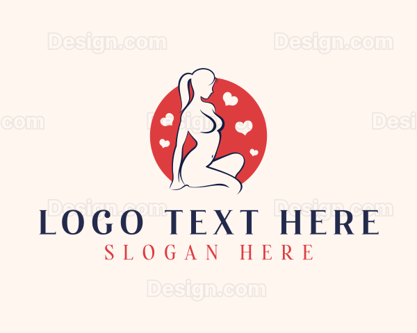 Sexy Stripper Woman Logo