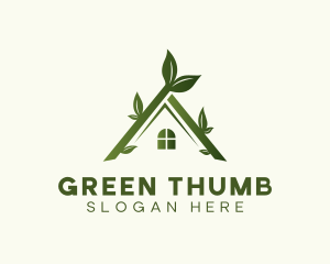 Natural House Leaves logo design