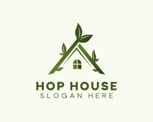 Natural House Leaves logo design