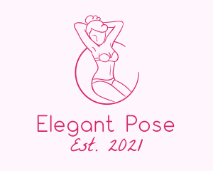 Seductive Woman Model logo