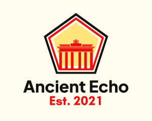 Ancient German Landmark logo design