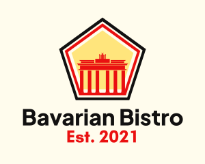 Ancient German Landmark logo design