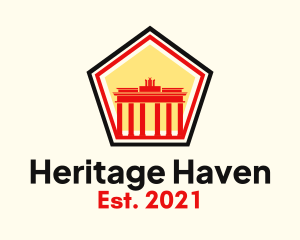 Ancient German Landmark logo