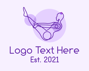 Boat Yoga Pose  logo