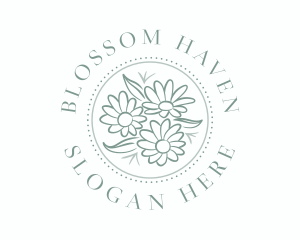 Flower Bouquet Spa logo design