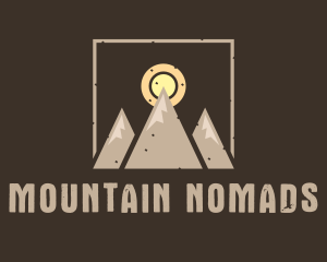 Mountain Summit Campsite logo design