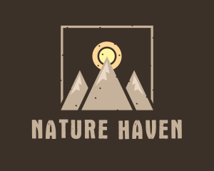 Mountain Summit Campsite logo design