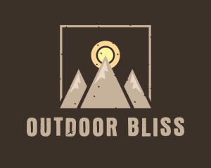 Mountain Summit Campsite logo design