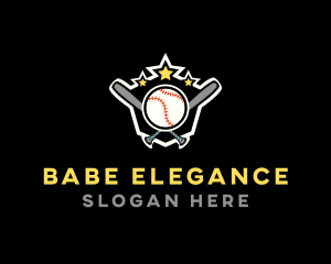 Baseball Game Shield logo design