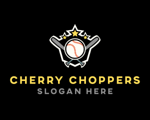 Baseball Game Shield logo design