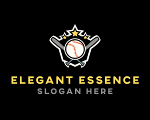 Baseball Game Shield logo design