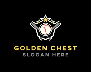 Baseball Game Shield logo design