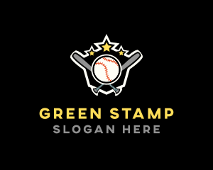 Baseball Game Shield logo design