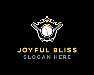 Baseball Game Shield logo design