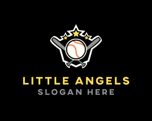 Baseball Game Shield logo design