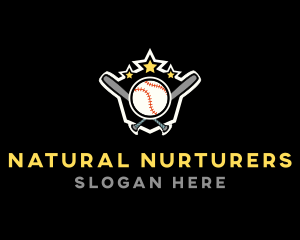 Baseball Game Shield logo design