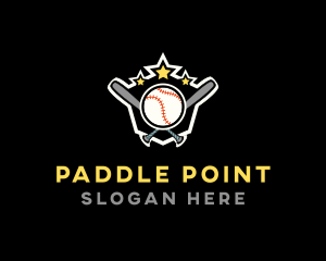 Baseball Game Shield logo design