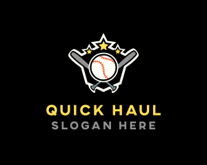 Baseball Game Shield logo design