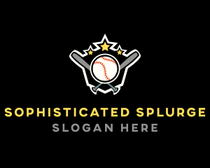 Baseball Game Shield logo design