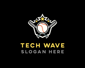 Baseball Game Shield logo design