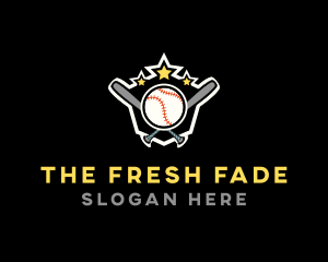 Baseball Game Shield logo design