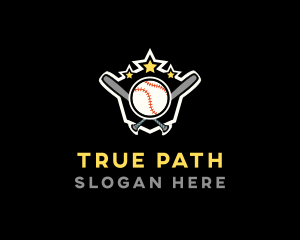 Baseball Game Shield logo design