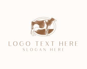 Cattle Farm Sketch  logo