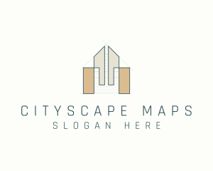 Cityscape Building Architecture  logo design