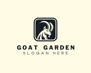 Ibex Goat Horns logo design