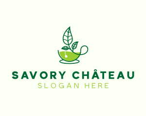 Organic Tea Cafe  logo design