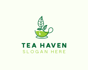 Organic Tea Cafe  logo design