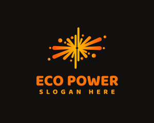 Solar Power Energy logo design