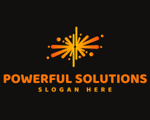 Solar Power Energy logo design