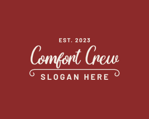 Retro Casual Script logo