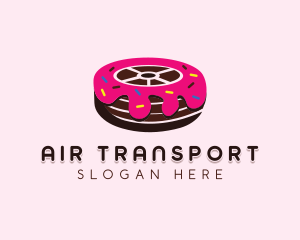 Sweet Doughnut Wheel logo design