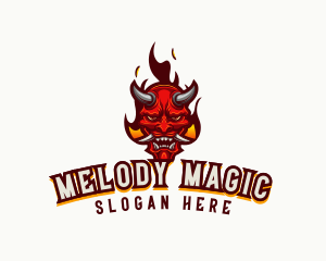 Demon Mask Flame logo
