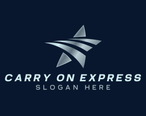 Logistics Star Express logo design