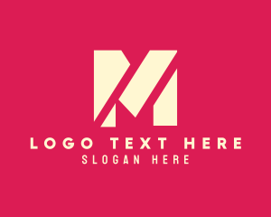 Modern Commercial Letter M logo design