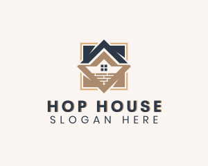 Brick House Tile logo design