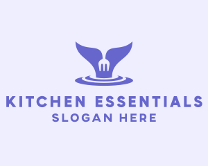 Kitchen Whale Restaurant  logo design