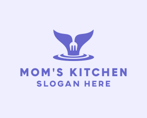 Kitchen Whale Restaurant  logo design