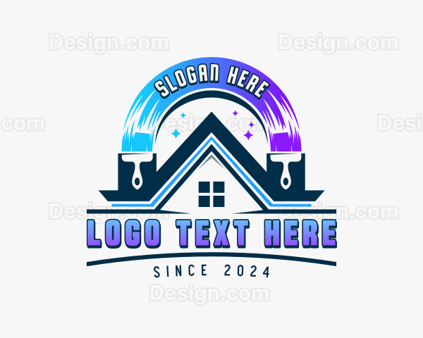 Residential Painting Renovation Logo