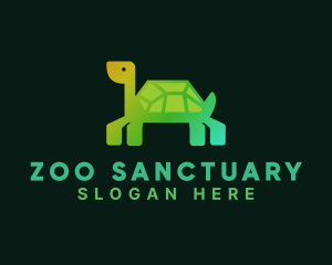 Turtle Animal Zoo logo design