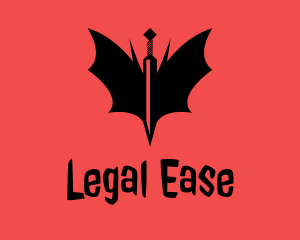 Bat Winged Sword  logo